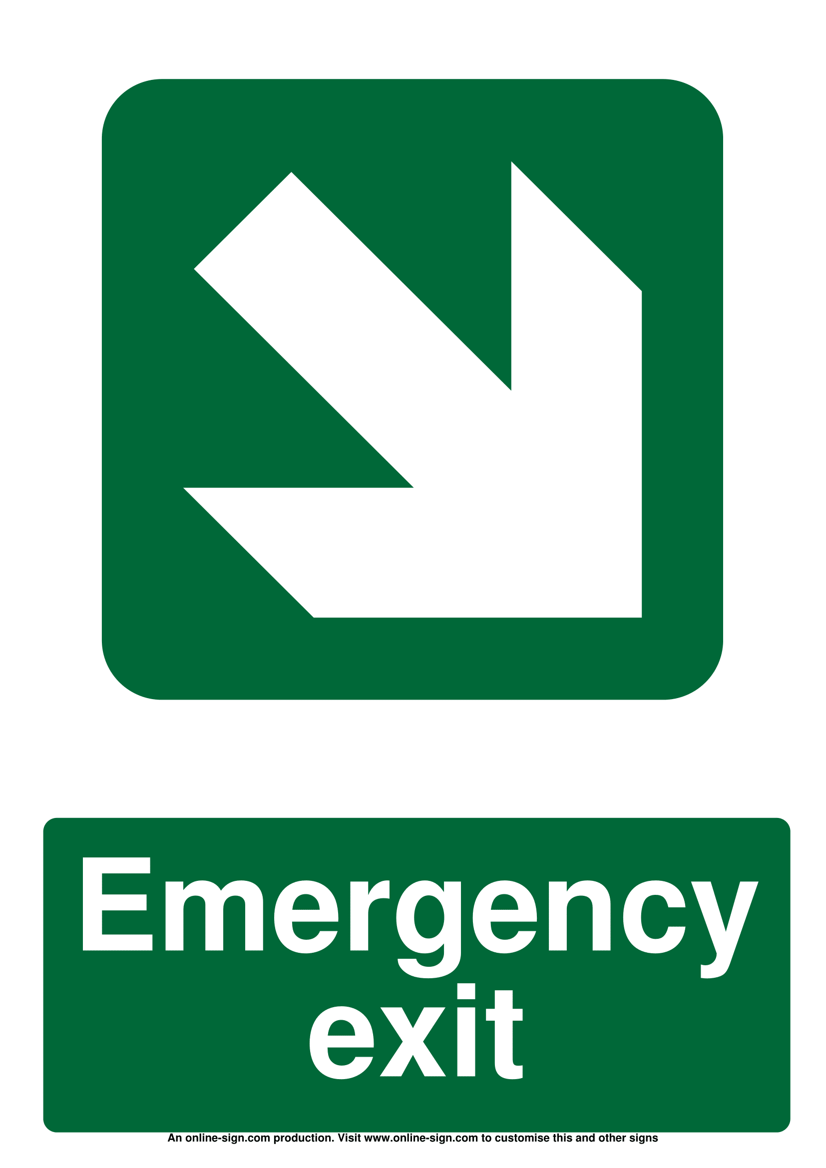 Emergency Exit Signs Emergency Exit Signs