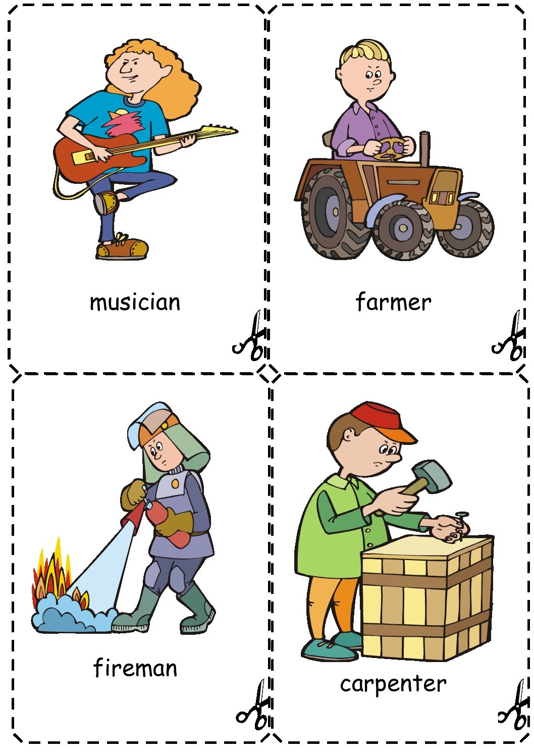 English Esl Flashcards Jobs