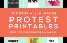 Evergreen Protest Printables