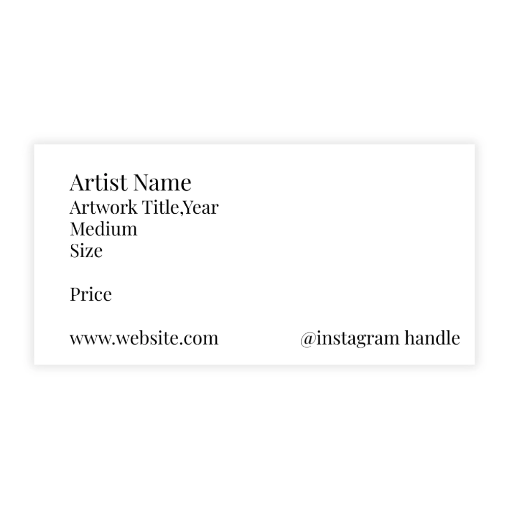 Exhibition Labels Made Simple