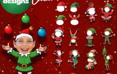 Face In Hole Photo Christmas