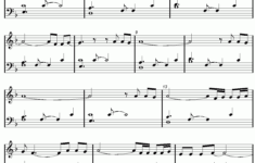Faded Easy Piano Sheet Music
