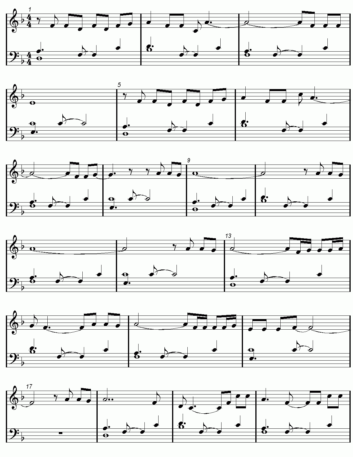 Faded Easy Piano Sheet Music