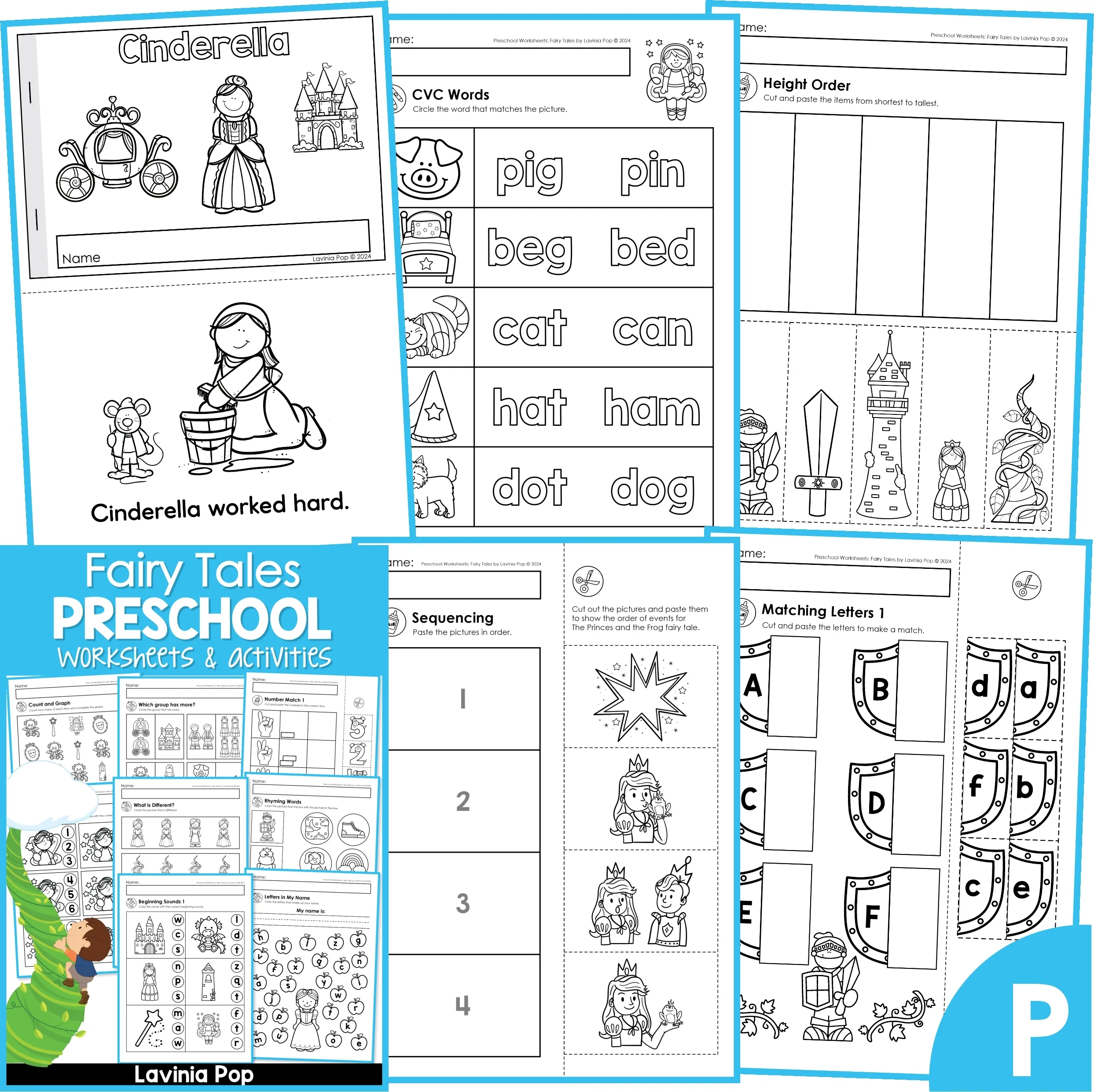 free fairy tale sequencing printables