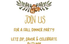 Fall Harvest Party Invitation Printable