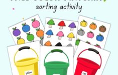 Fall Themed Color Matching Printable