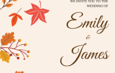 Fall Wedding