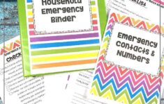 Family Emergency Binder
