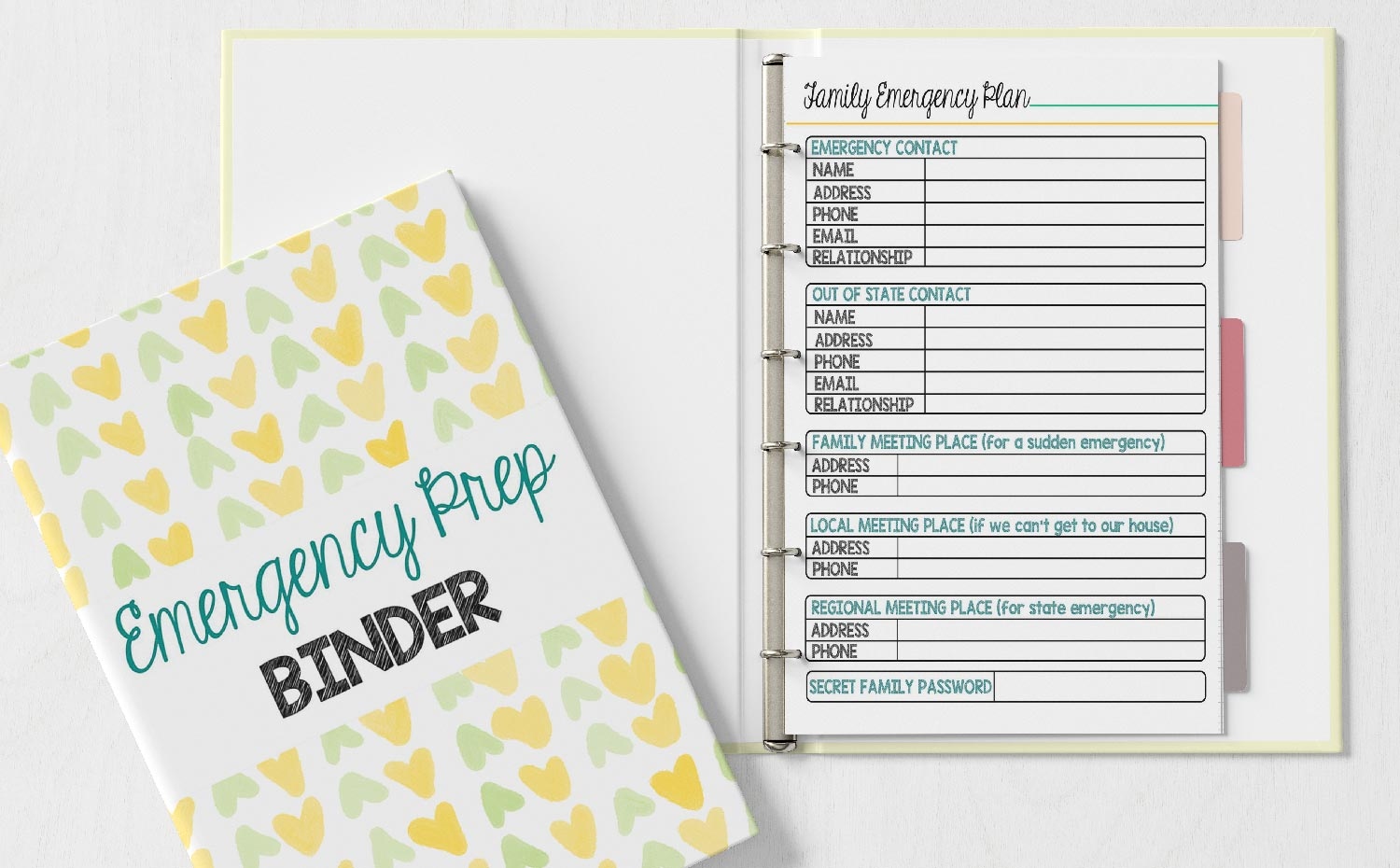 Family Emergency Binder