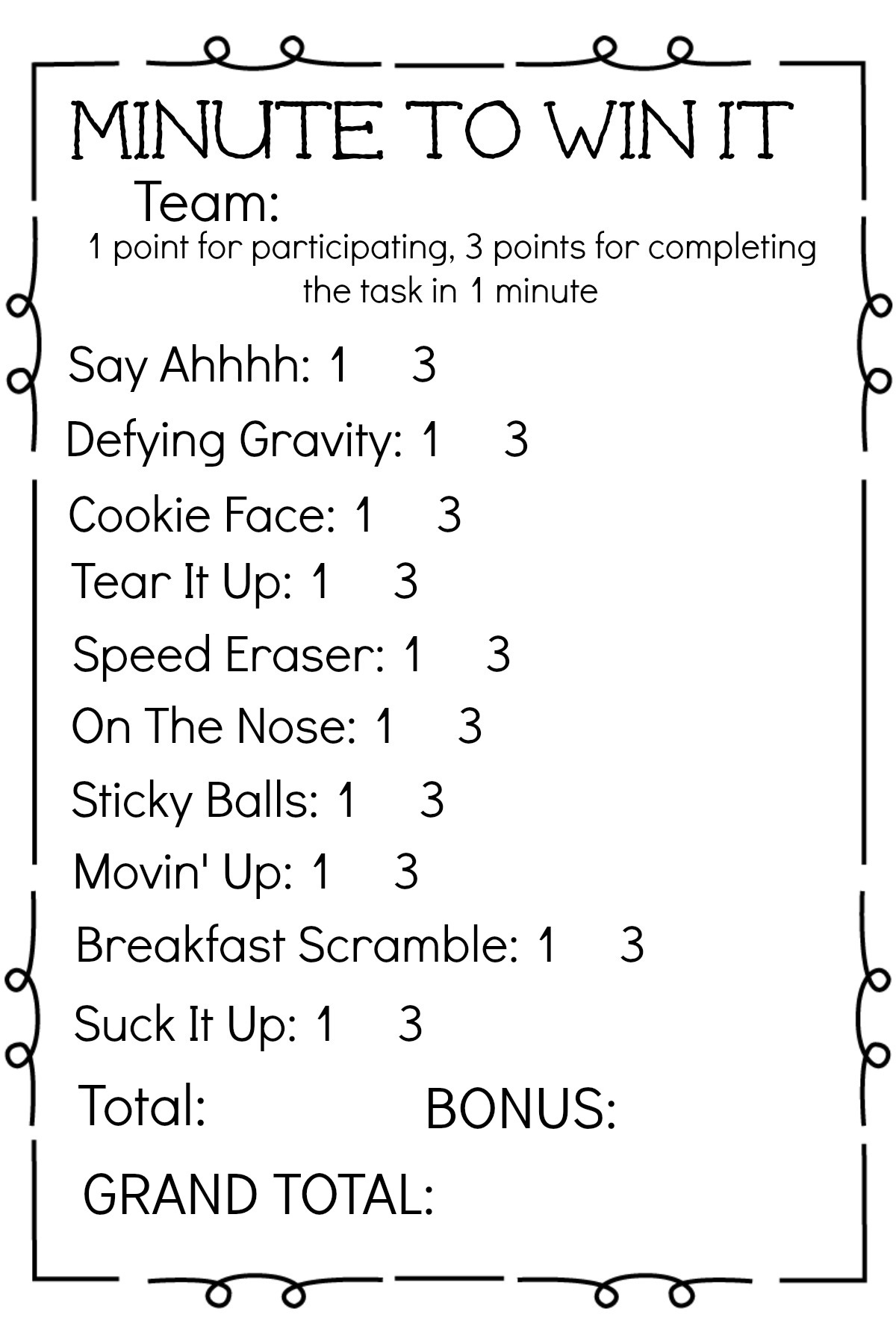 Family Reunion Minute To Win It Family Reunion Minute To Win It