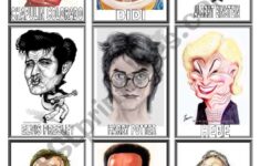 FAMOUS People CARICATURES Game 252251