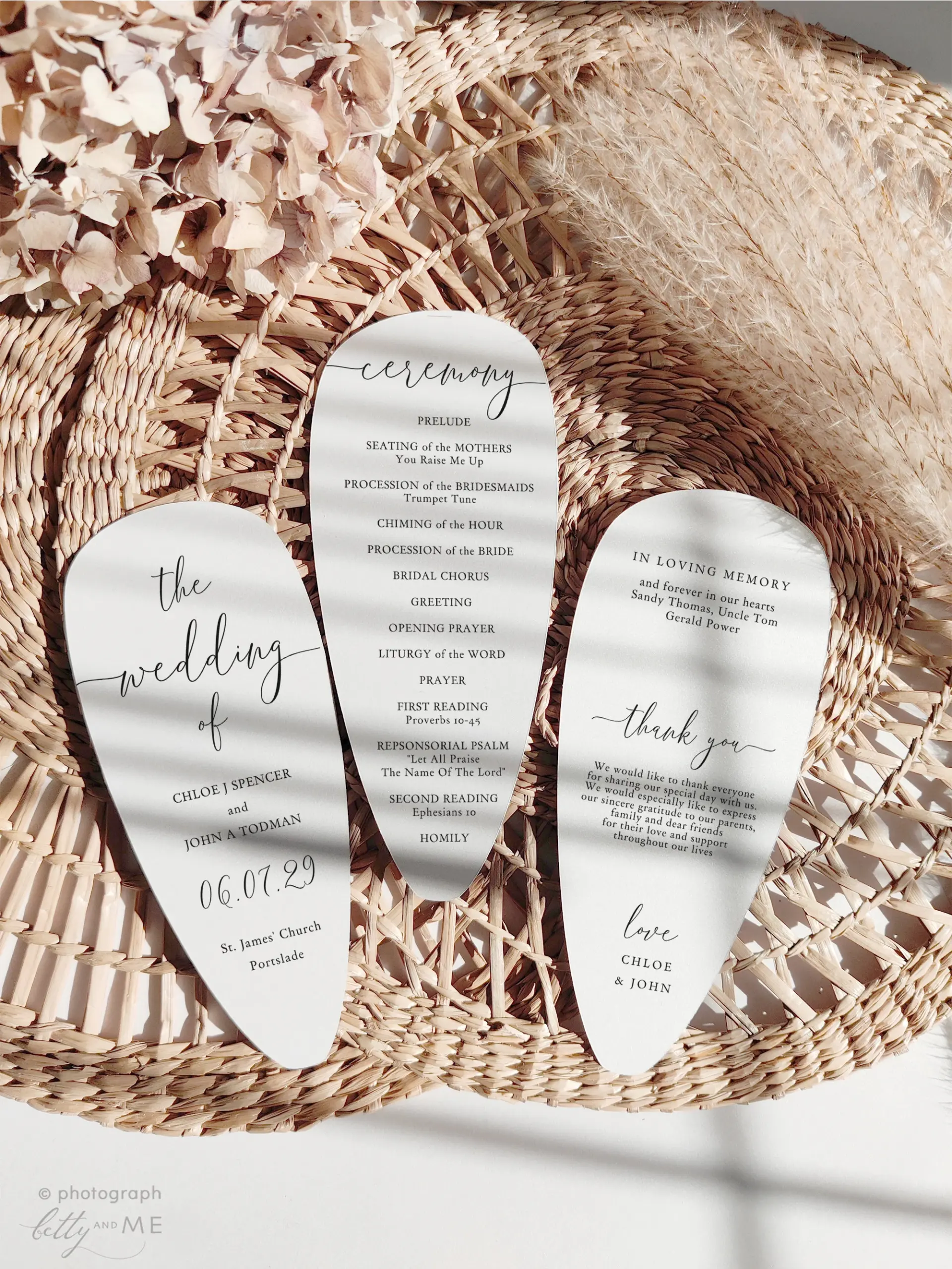Fan Wedding Program Petal Fan Program Fan Wedding Program Petal Fan Program