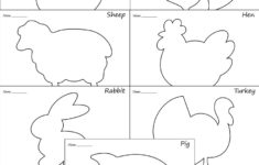 Farm Animal Outline Images