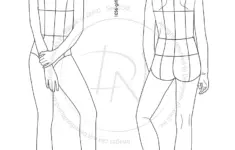 Fashion Croquies Template