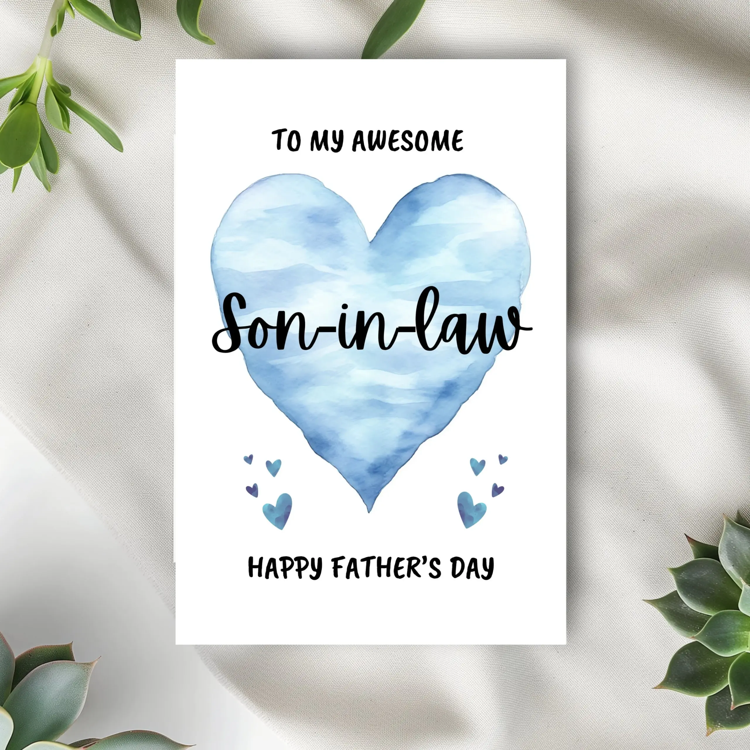 Fathers Day Card For Son In Law Happy