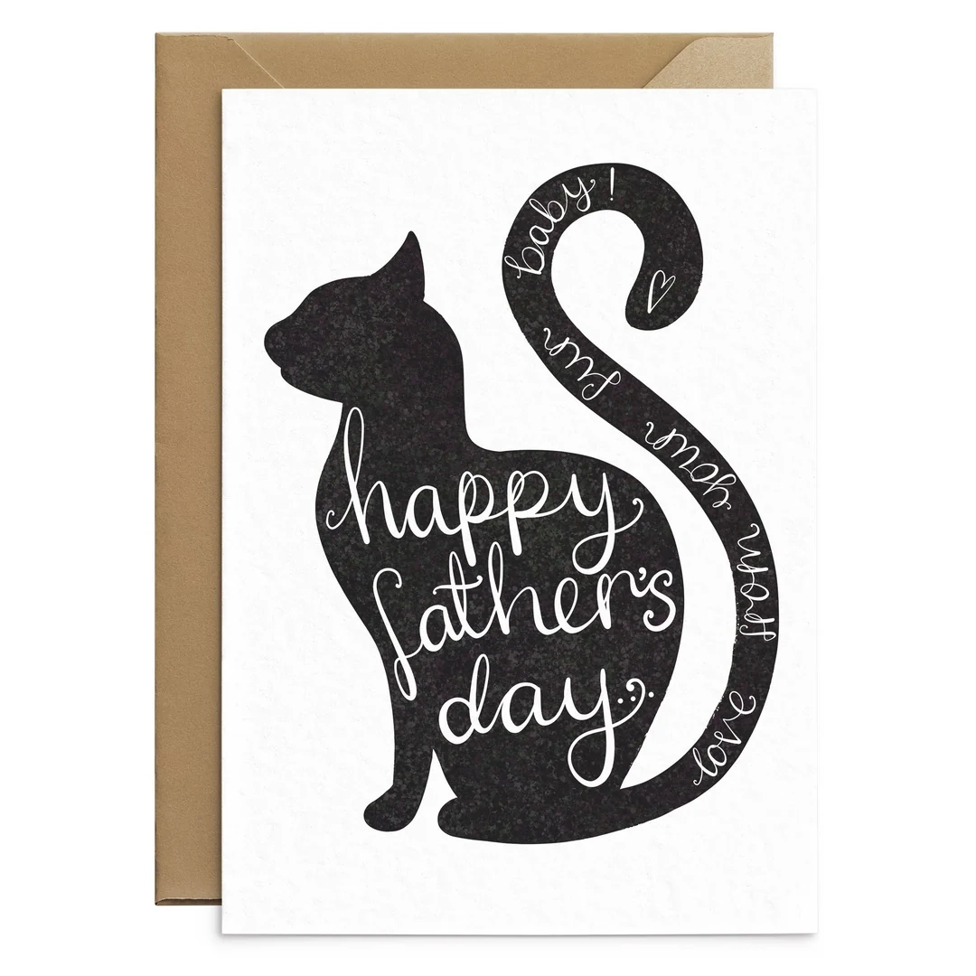 free printable fathers day cards from the cat