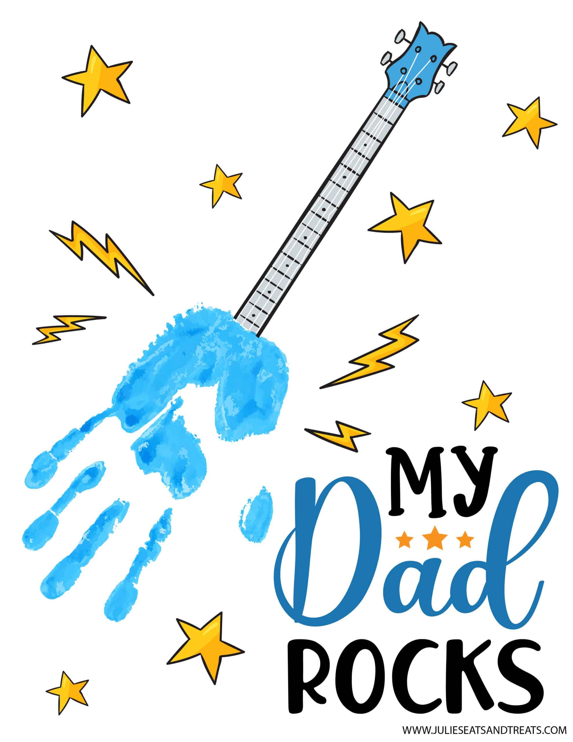Fathers Day Handprint Art Printables