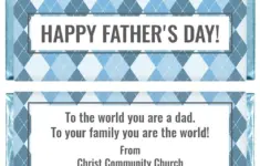 Fd201 Fathers Day Stripes Wrapper