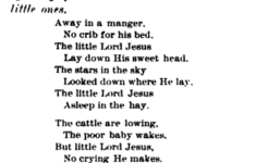 File Away In A Manger Lyrics