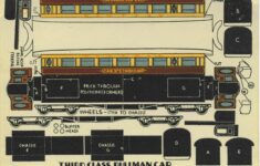File Train Carriage Model Card Kit 001