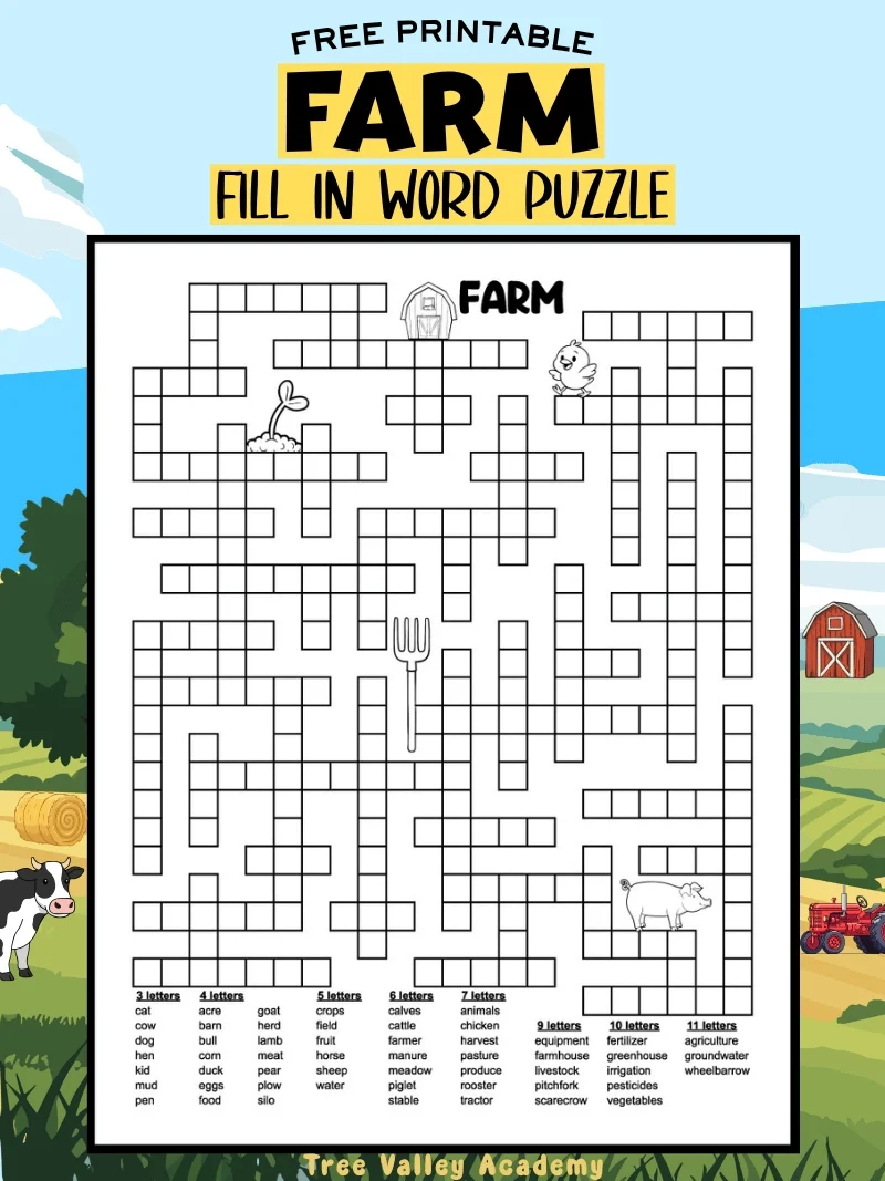 free printable word fill in puzzles for adults