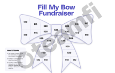Fill My Bow Cheer Fundraiser Template