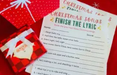 Finish The Lyrics Christmas Songs