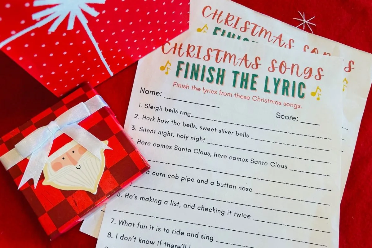 Finish The Lyrics Christmas Songs Finish The Lyrics Christmas Songs