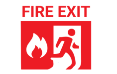 Fire Exit Sign Template