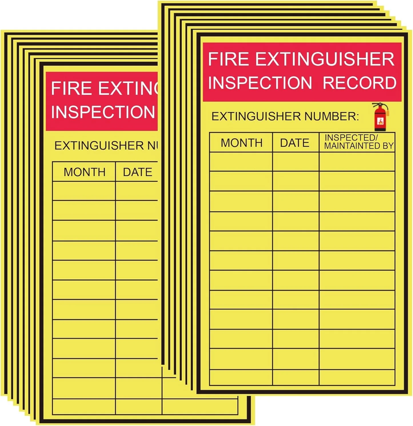 printable fire extinguisher inspections