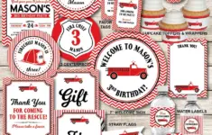 Fire Truck Birthday Decorations