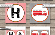 Fireman Party Banner Template