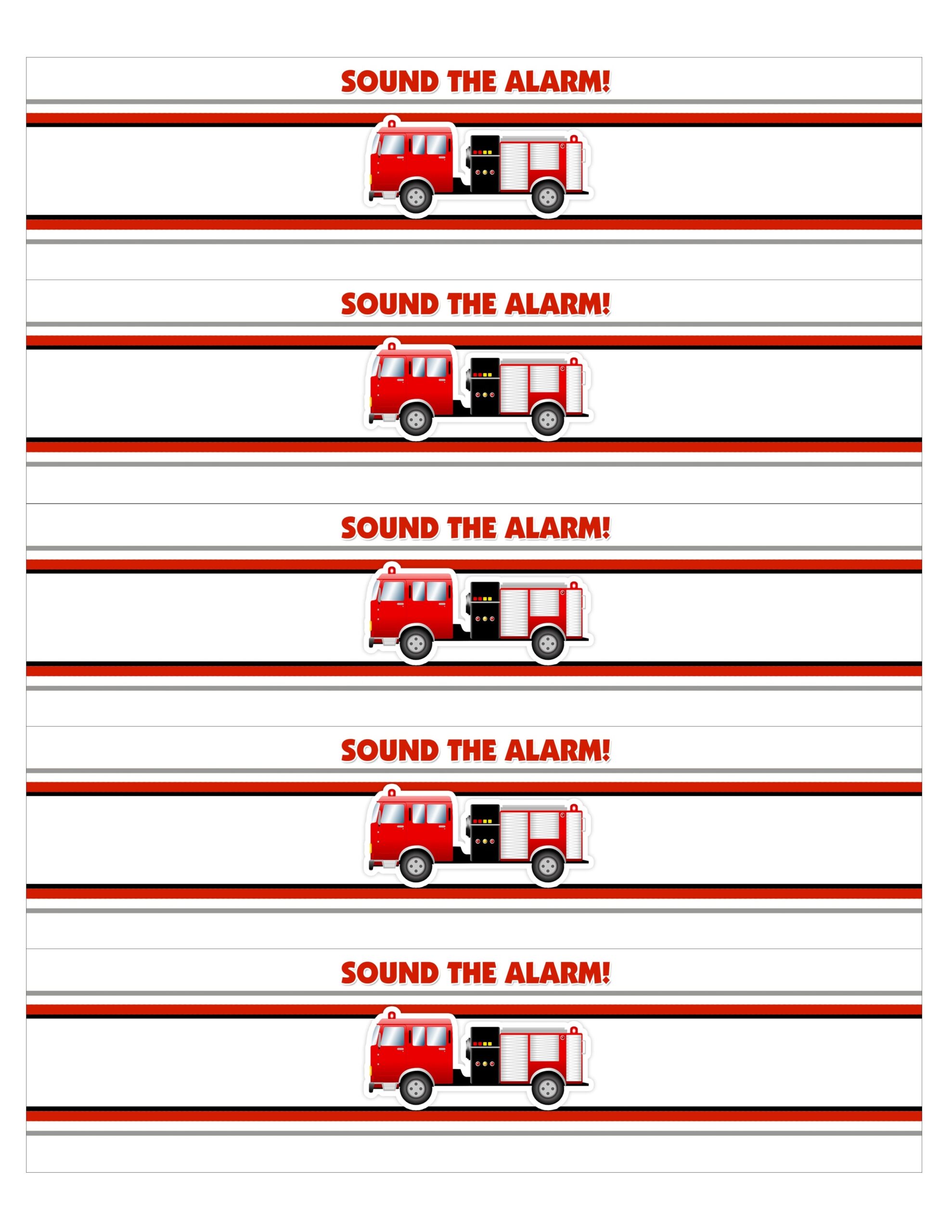 Firetruck Themed Birthday Party With Free Printables Firetruck Themed Birthday Party With Free Printables