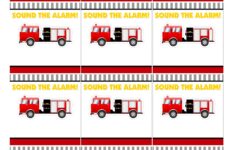 Firetruck Themed Birthday Party With Free Printables