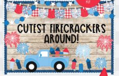Fireworks Patriotic Bulletin Board Kit