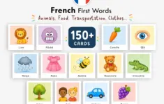 First 100 French Words Flashcards