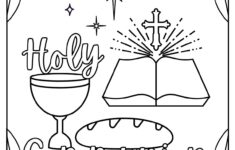 First Communion Coloring Pages