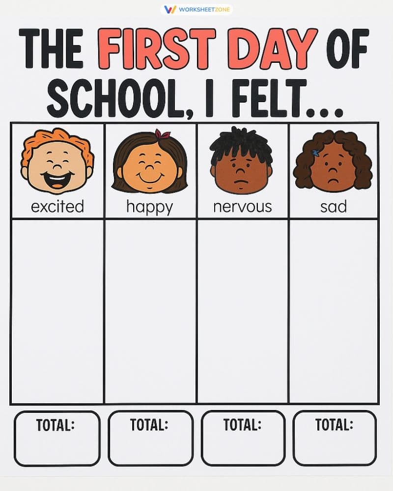 First Day Jitters Activities First Day Jitters Activities