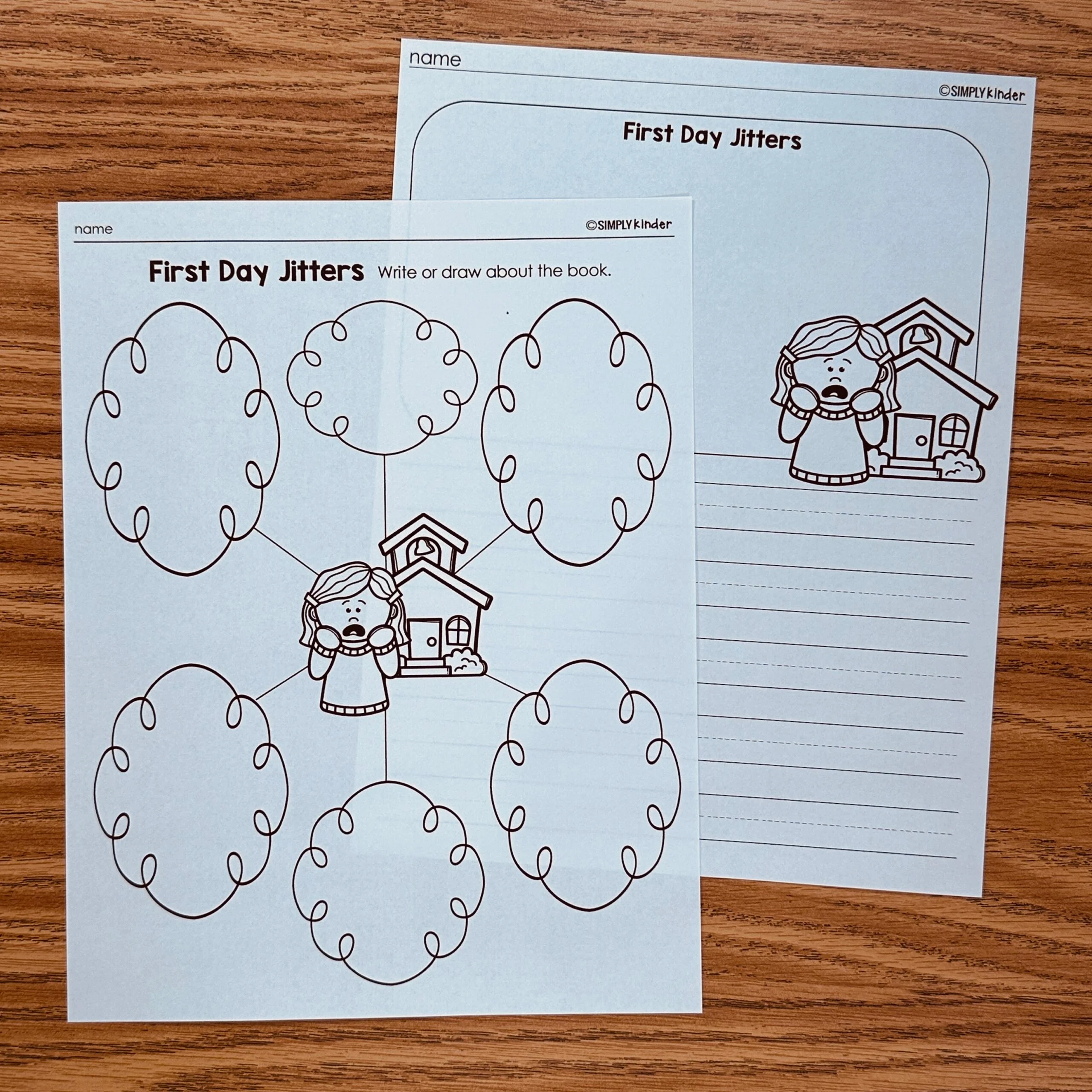 First Day Jitters Craft First Day Jitters Craft