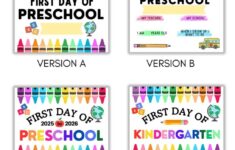 First Day Of Kindergarten Sign