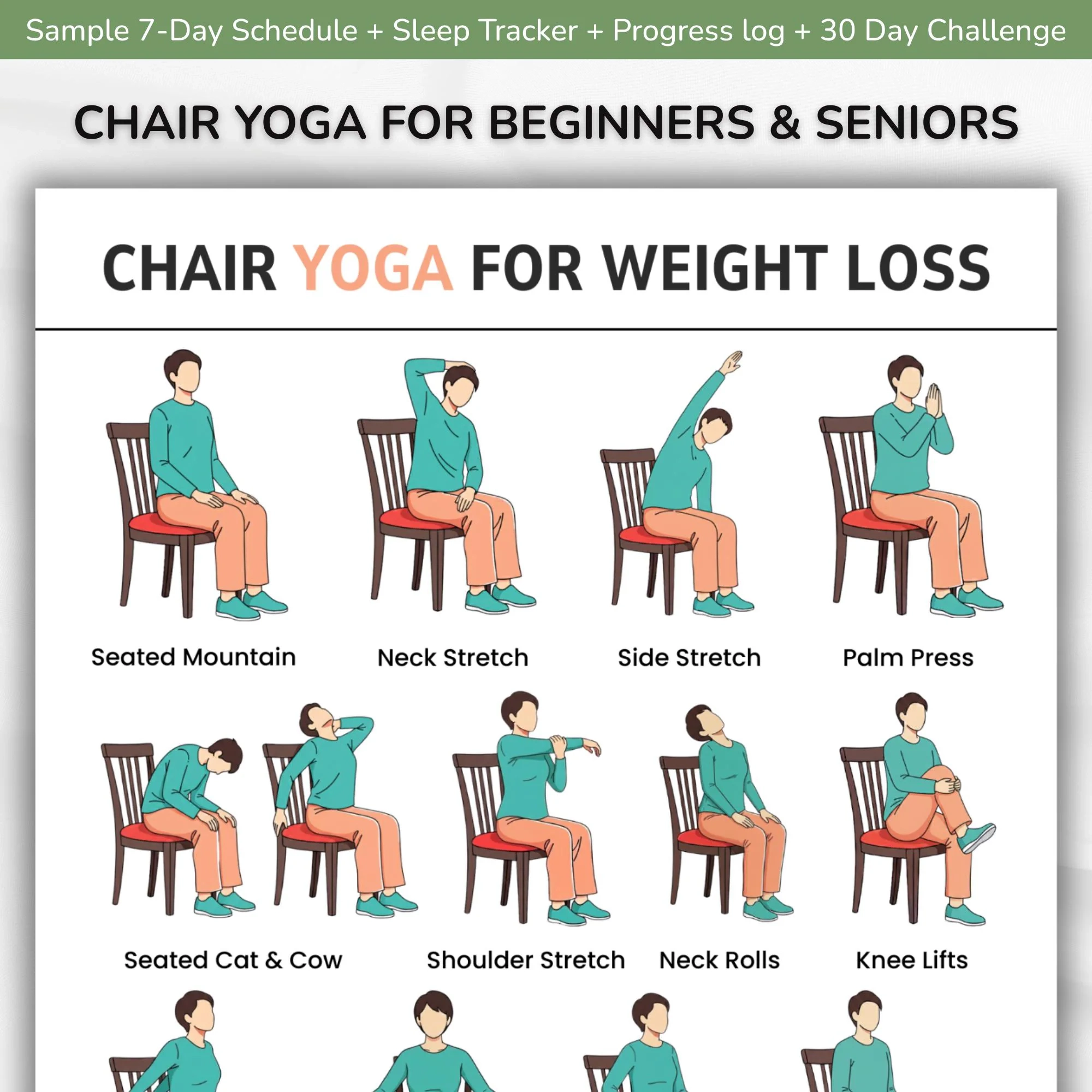 Fit Me Chair Yoga Chart Fit Me Chair Yoga Chart