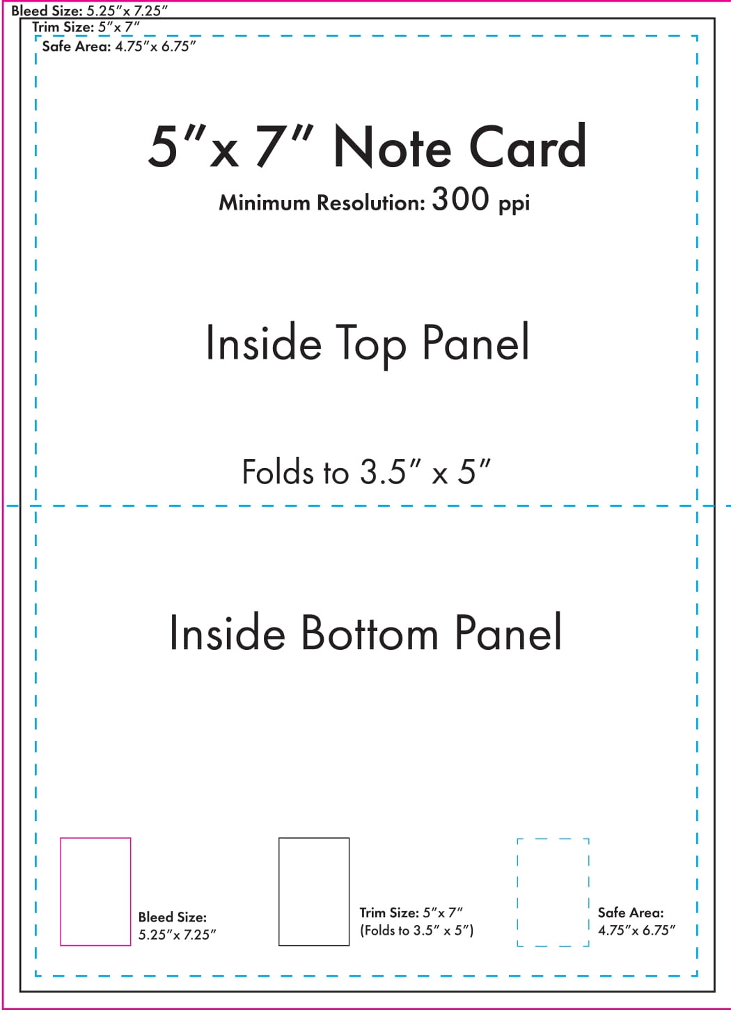 Five X Seven Note Card Template