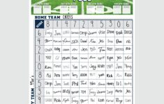 Football Squares Printable Super Bowl
