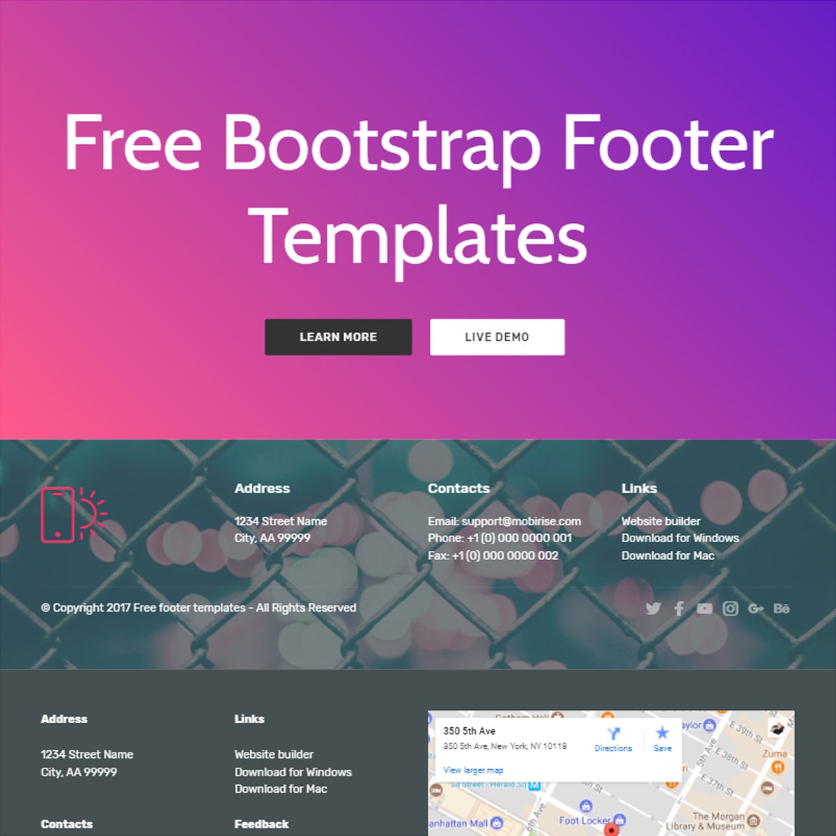 Footer Template