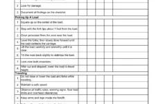 Forklift Evaluation Form