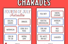 Fourth Of July Charades