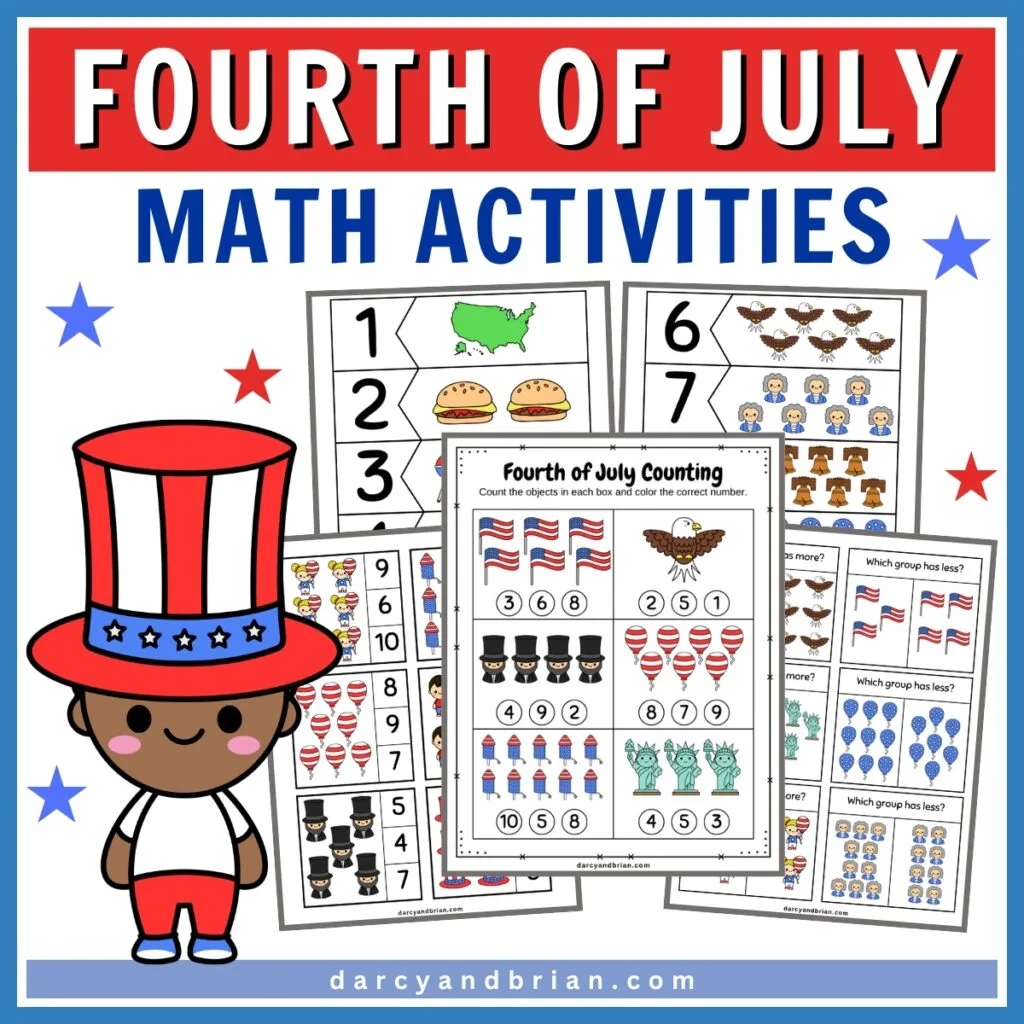 Fourth Of July Math Activities For Preschool