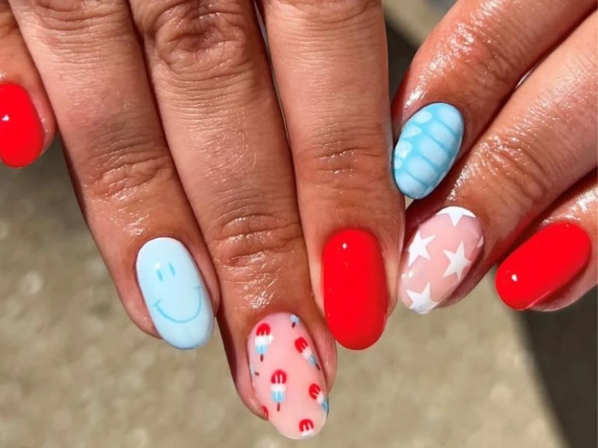 Fourth Of July Nails Fourth Of July Nails