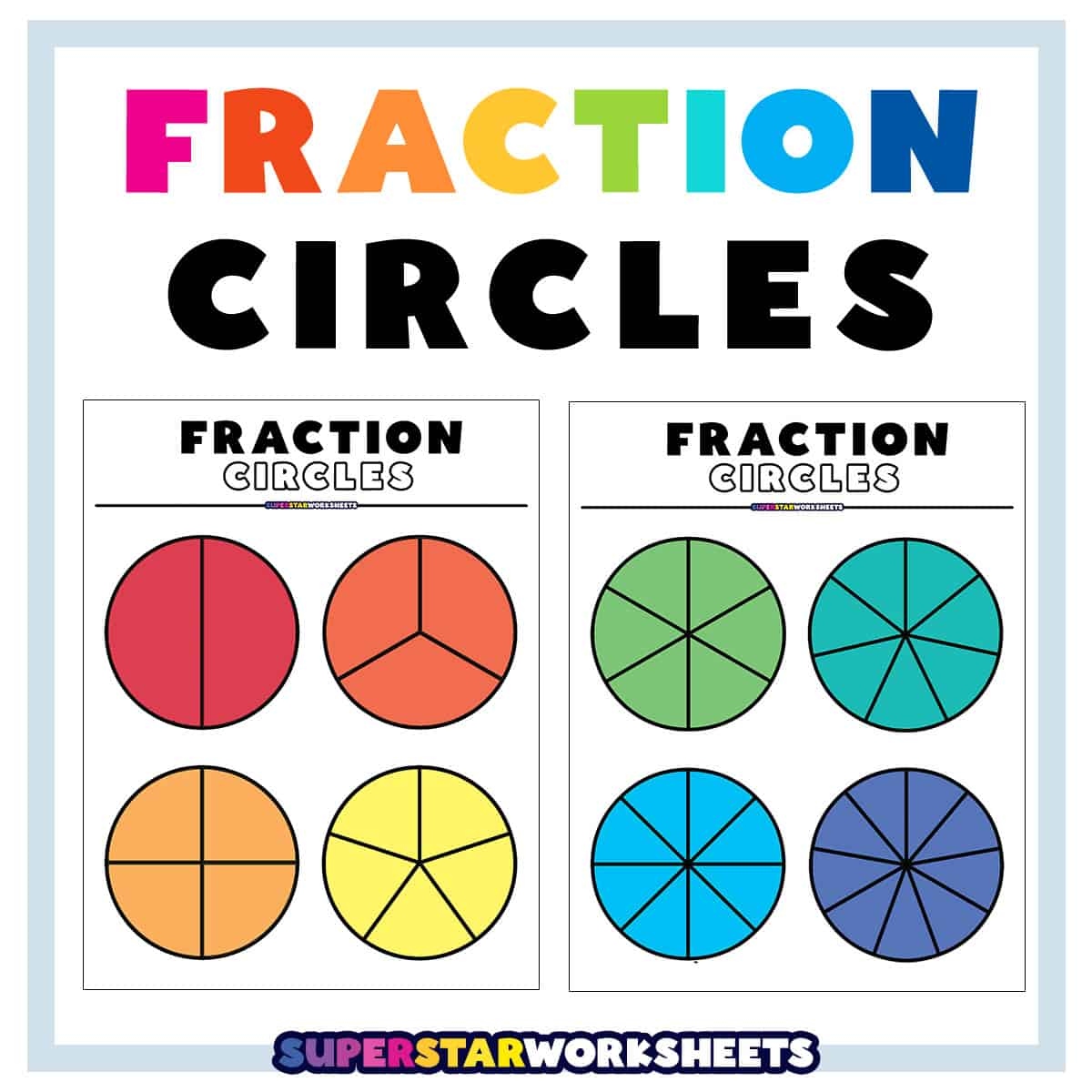 Fraction Circles Fraction Circles