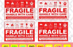 Fragile Sticker Printable